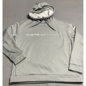 Nike Therma Fleece Just Do It Training Hoodie 929693-065 Women's Size Small Gray